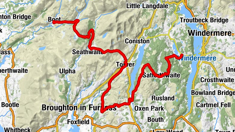 Near Sawrey - Spy Hill - Woodland Church - Boot