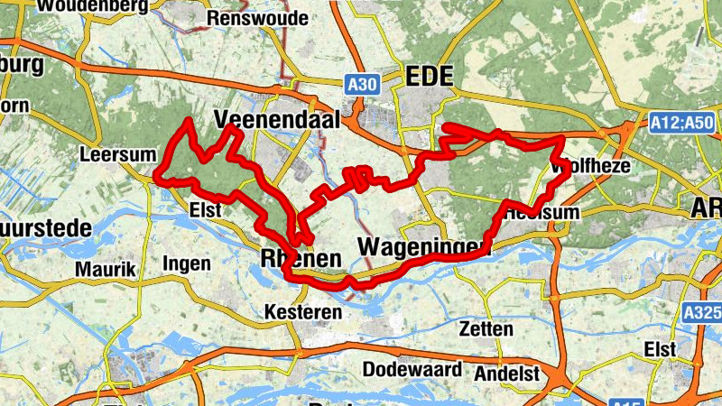 Amerongen - Veenendaal - Grebbeberg - Campman