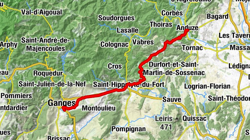 Anduze - Temple - Église Saint-André - Ganges