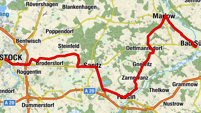 Bad Sülze - Dorfkirche Thulendorf - Nikolaikirche - Stadtmitte