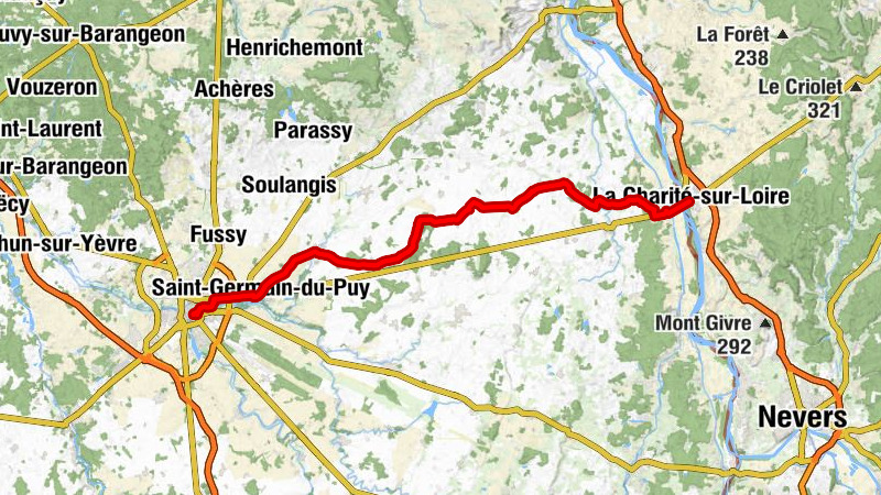 Bourges - Église Sainte-Solange - Église Saint-Germain - La Charité-sur-Loire