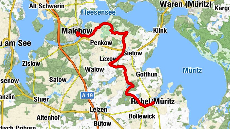 Röbel/Müritz - Groß Kelle - Susanna's - Malchow