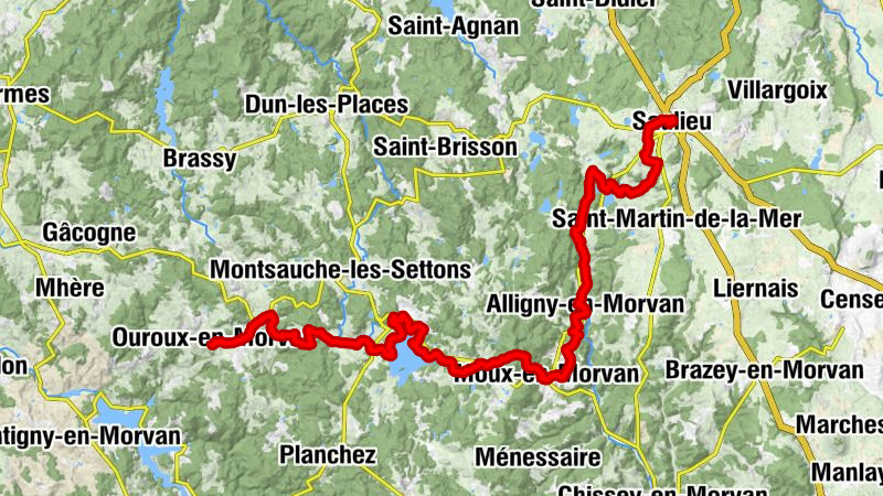 Basilique Saint-Andoche - Église Saint-Hilaire - Église Saint-Denis - Le Lion d'Or