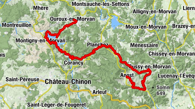 Ouroux-en-Morvan - Jallois - Bussières - Ah! nos pizz'