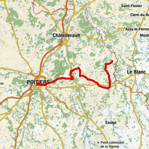 Angles-sur-l'Anglin - Chapelle Sainte-Croix - Église Saint-Hilaire - Porte de la Madeleine