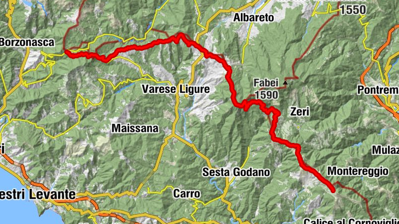 Trattoria dei Cacciatori - Monte Gottero - Monte Ventarola - da Annamaria