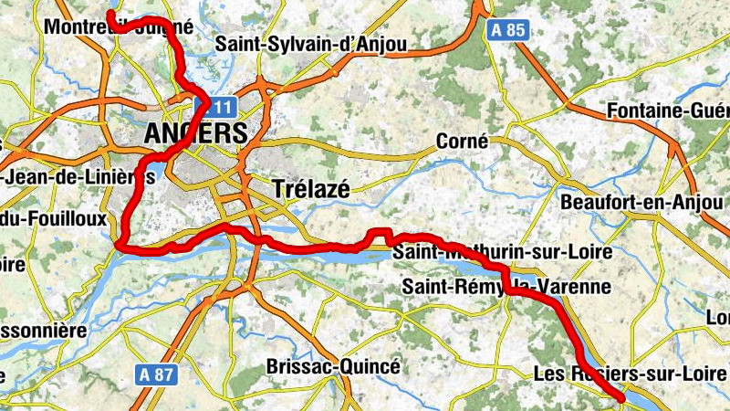 Juigné - Église Saint-Symphorien - Église Saint-Rémy - Gennes