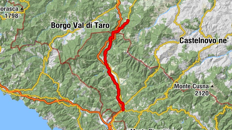 Berceto - Santuario della Madonna della Guardia - Santa Maria del Popolo - Abbazia di San Caprasio