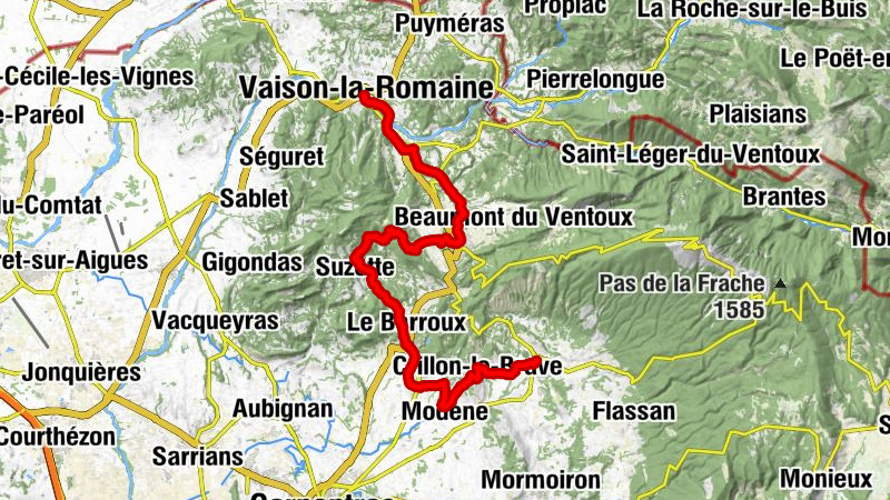 Vaison-la-Romaine - L'épicurien - Église Notre-Dame-de-Liesse - Bédoin