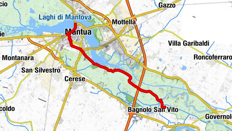 Mantova - Valletta Paiolo - Te Brunetti - Agriturismo Corte Casella