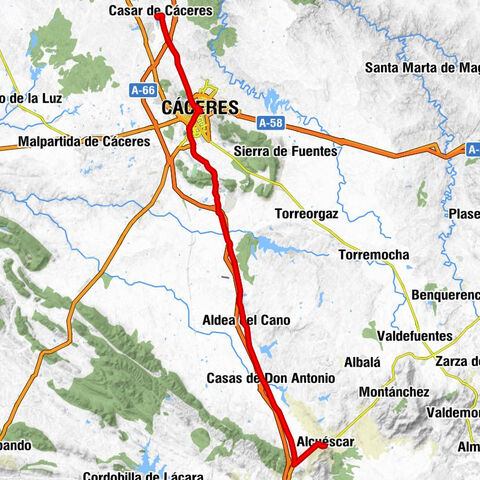 Casar de Cáceres - Puerto de las Camellas - Nuestra Señora de Gracia y Esperanza - El Bodegón