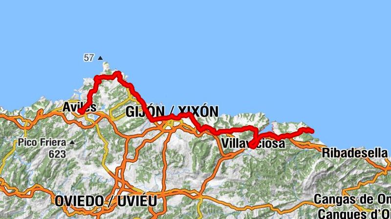 El Penayu - Ilesia de San Félix - Iglesia de Manzaneda - Avilés