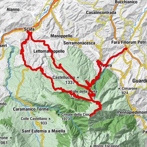 Madonna del Ponte - Colle della Civita - Rifugio Bruno Pomilio - La Maielletta