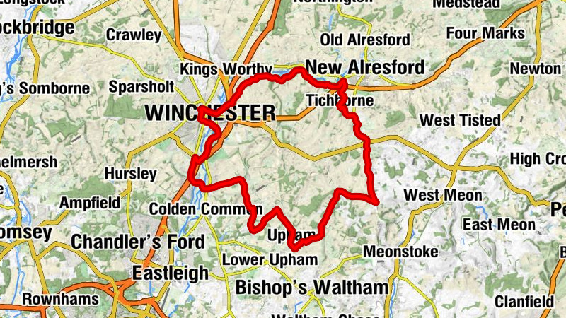 Winchester - Holy Trinity Church - Kilmeston Down - Green Hill