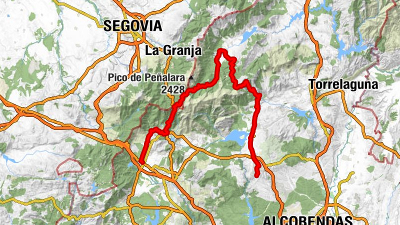 Estación de Colmenar Viejo - Puerto de La Morcuera (1796m). - El Colladillo - Guadarrama