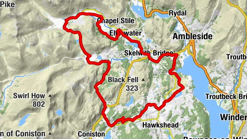 Great Langdale - Chapel Stile - Elterwater - Coniston