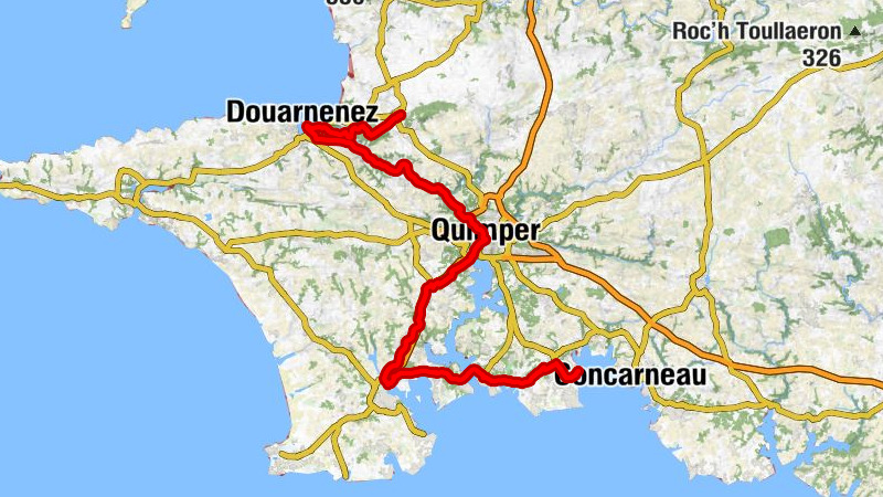 Les pieds dans l'eau - Église Saint-Herlé - Église Saint-Ronan - Locronan