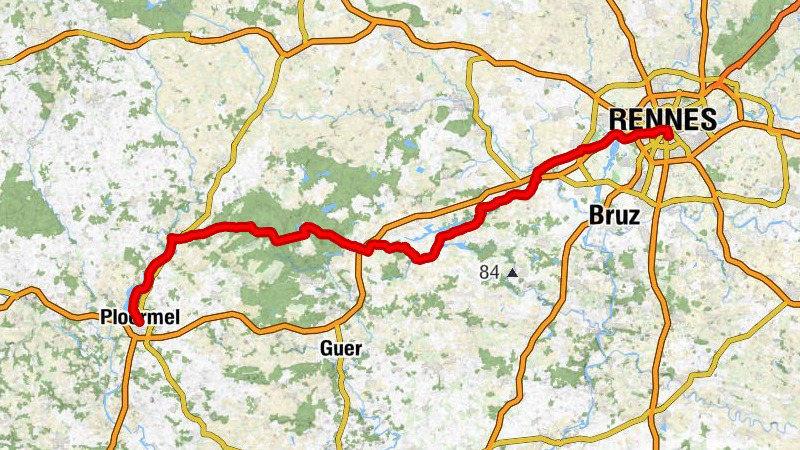 Champ de Mars - Église Saint-Pierre - Abbaye de Paimpont - Ploërmel