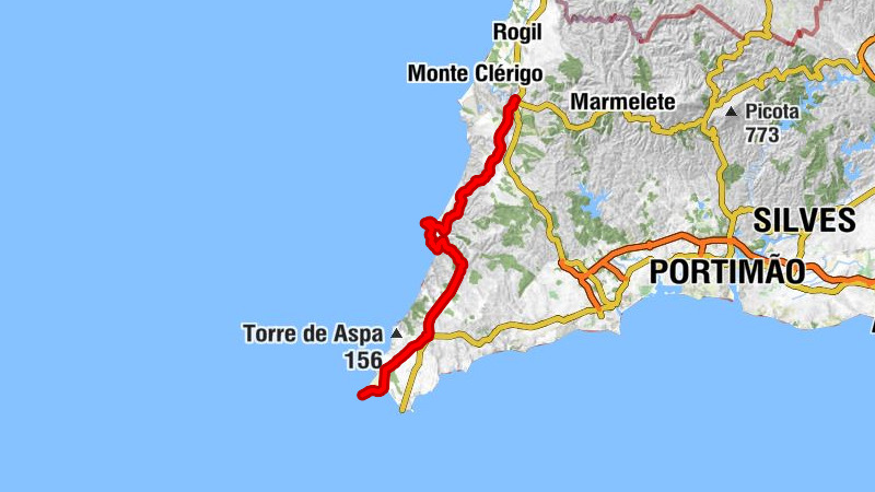 Vila do Bispo e Raposeira - Sitio do Forno - O Sitio do Rio - Aljezur