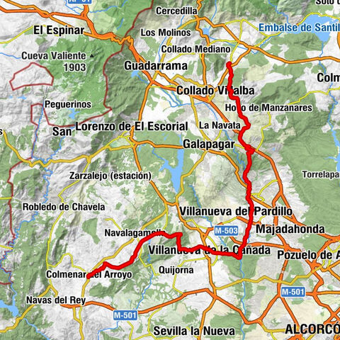 Colmenar del Arroyo - Al Plato María - Cerro Gurugú - Zona de Juegos