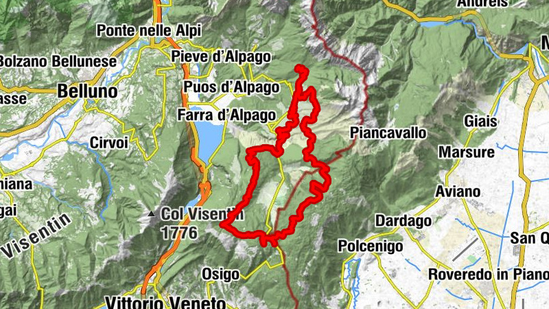 La Crosetta - Valle delle Forcelle - Malga di Col Indes - Federa