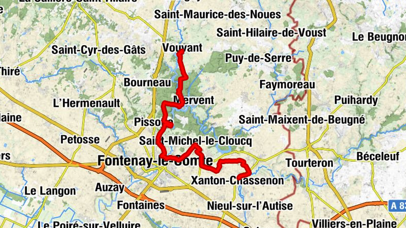 Xanton-Chassenon - Saint-Michel-le-Cloucq - Maison Brûlée - Auberge de Maître Pannetier