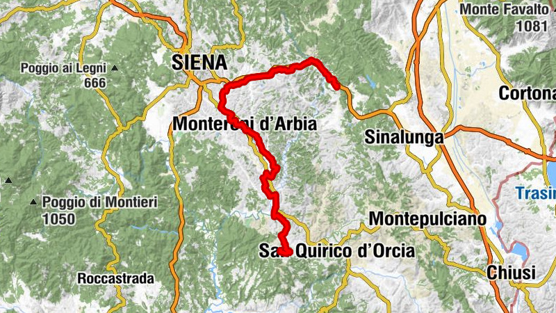 Montalcino - Cappella della Vergine del Velo - Poggio Bianco - Rapolano Terme