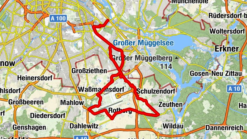 Baumschulenweg - Dorfkirche Selchow - Dorfkirche Rotberg - Dorfkirche Rudow