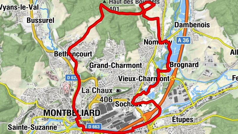 Montbéliard - Bethoncourt - Nommay