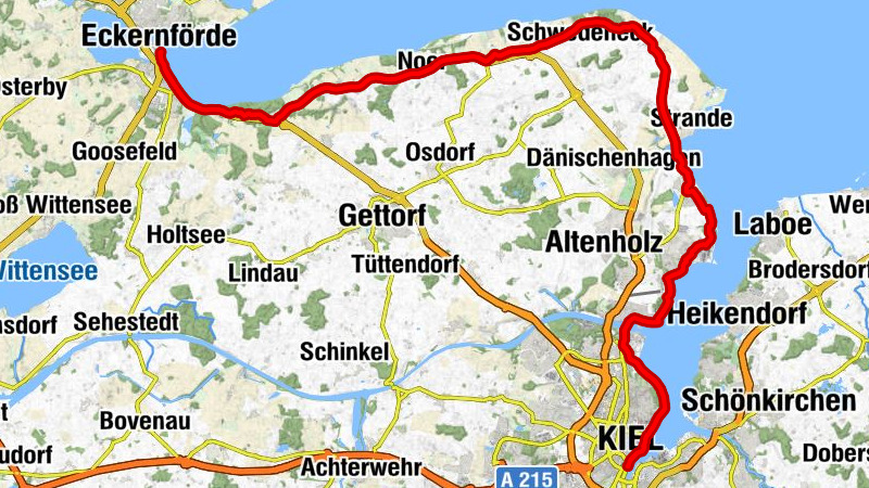 Eckernförde - Dreifaltigkeitskirche - Dietrich-Bonhoeffer-Kirche - Kiel