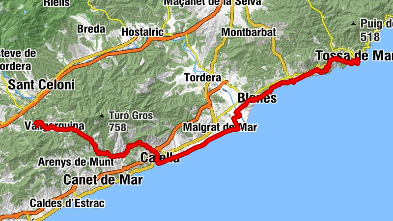Vallgorguina - Església de Sant Andreu - La mare de deu dels socors - Tossa de Mar