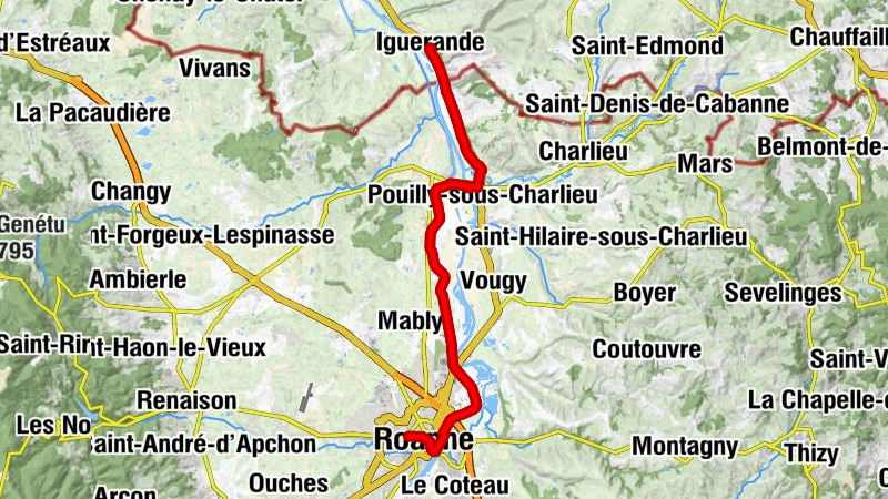 Roanne - Chapelle Saint-Jean-Marie-Vianney - Église Notre-Dame-des-Victoires - Iguerande