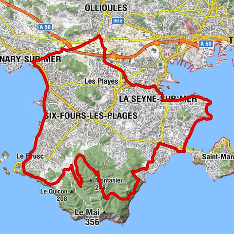 Ollioules-Sanary - Sanary-sur-Mer - Toulon - La Seyne-sur-Mer