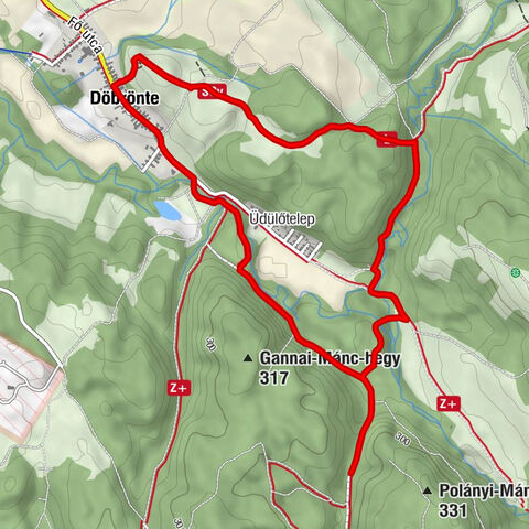 Döbrönte - Üdülőtelep - Szarvaskő étterem