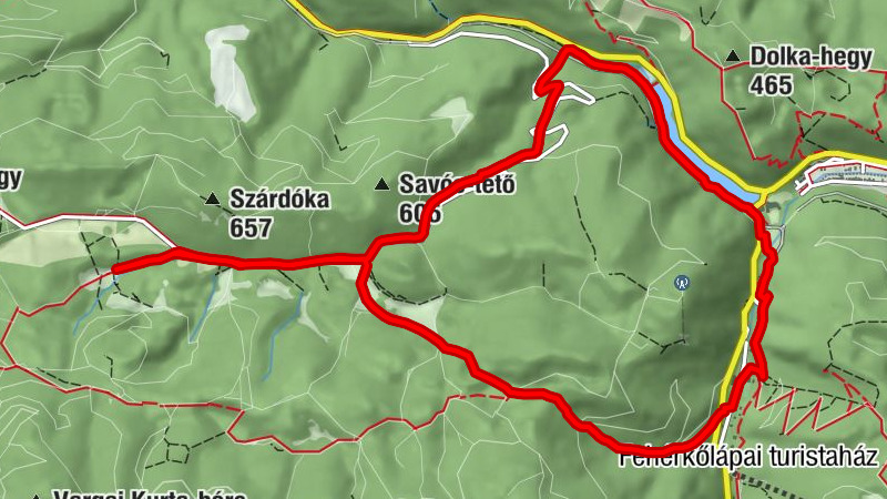 A Róka kút kifolyója - Tavi-nyelő - Létrási-vizes-barlang (4-es bejárat) - Tuskós-víznyelőbarlang