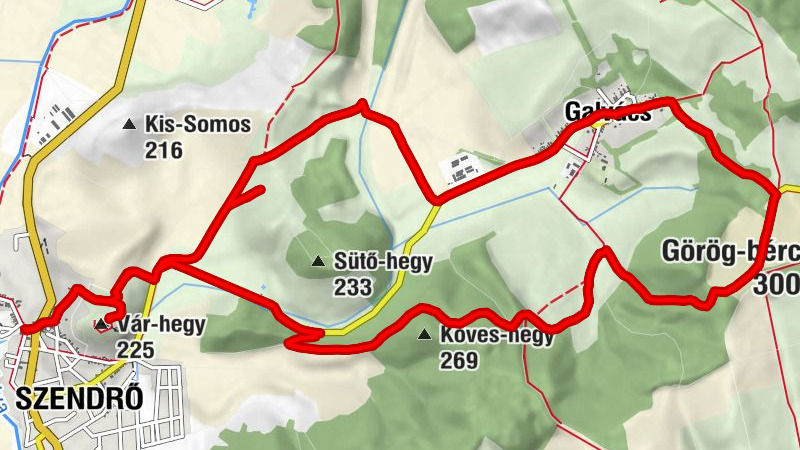Becsali étterem-söröző - Szendrő - Vár-hegy - Szent István király-kápolna