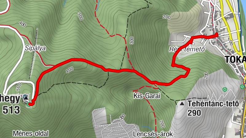 Tokaj - Jézus Szíve templom - Tokaji-hegy - Kopasz-hegy