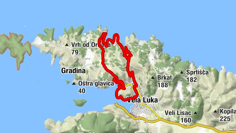Vela Luka - crkva Gospe od Začeća - Sv. Nikola - Prapatna
