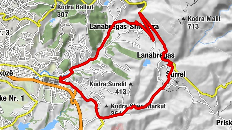 Tiranë - Lanabregas-Shtepëza - Lanabregas - Elite Palace