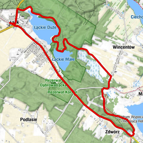 Łąck - Zdwórz - Centrum Wypoczynku i Rekreacji Relax - Kaplica pw. świętych Piotra i Pawła