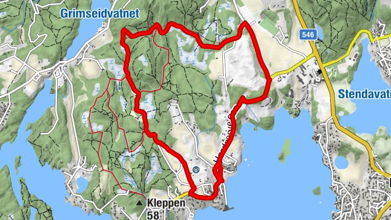 Fana - Storåsen - Hordnes