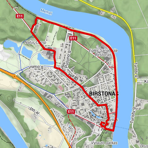 Geltonoji biuvetė - Birštonas - Birštono Šv. Antano Paduviečio bažnyčia