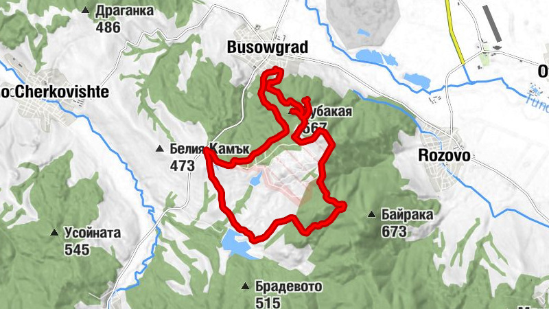 Бузовград - Бубакая - Синята река