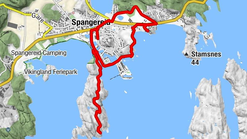Lindesnes - Njerve - Båly - Spangereid