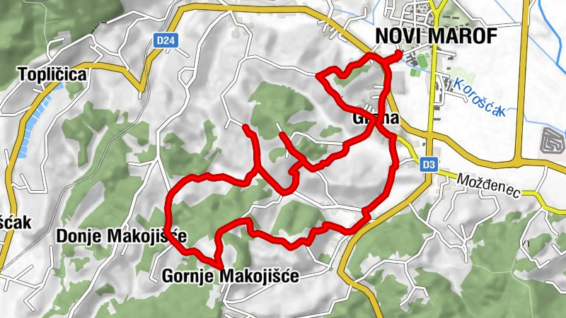 Novi Marof - Grana - Donje Makojišće - Gornje Makojišće