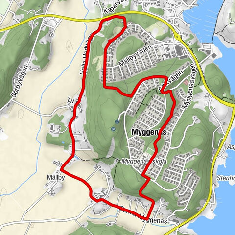 Tjörns kommun - Ävja - Mällby - Myggenäs