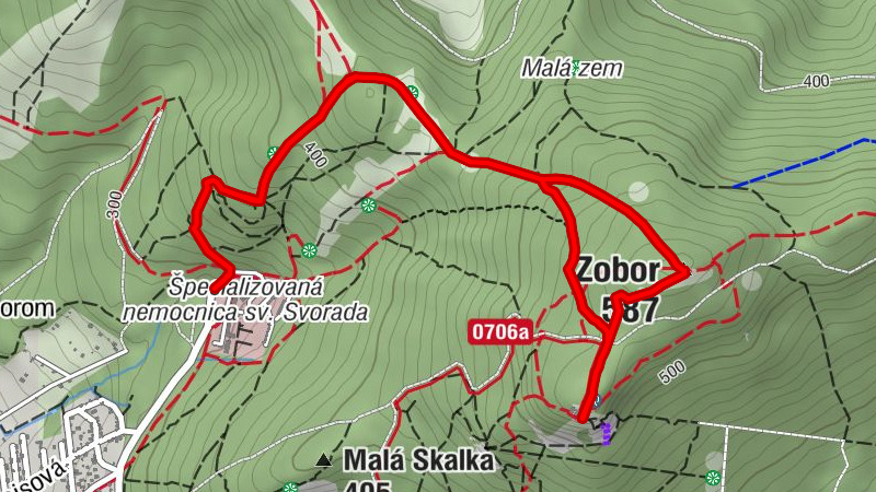Nitrianske Hrnčiarovce - Pyramída - Zobor - okres Nitra