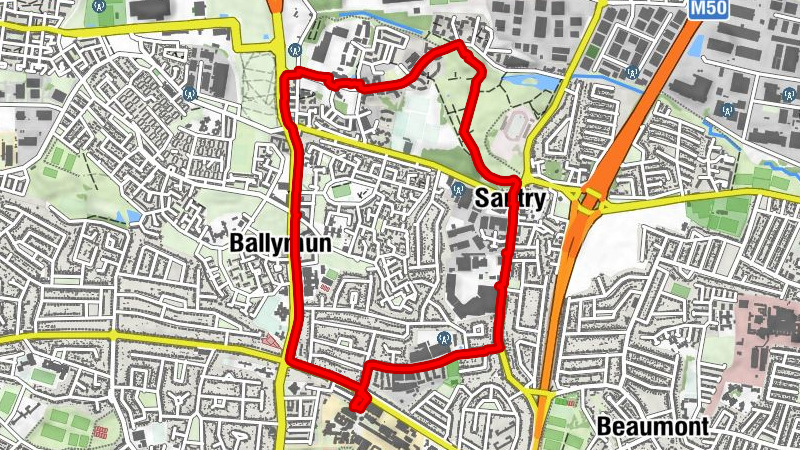 Dublin - Ballymun - Santry - Whitehall C Ward 1896