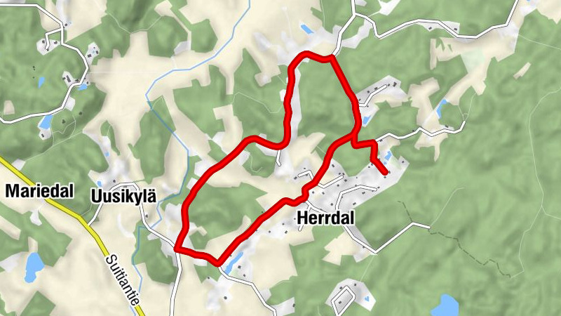Siuntio - Herrdal - Uusikylä - Lohja