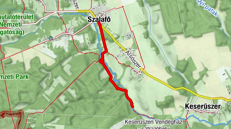 Szalafő - Templomszer